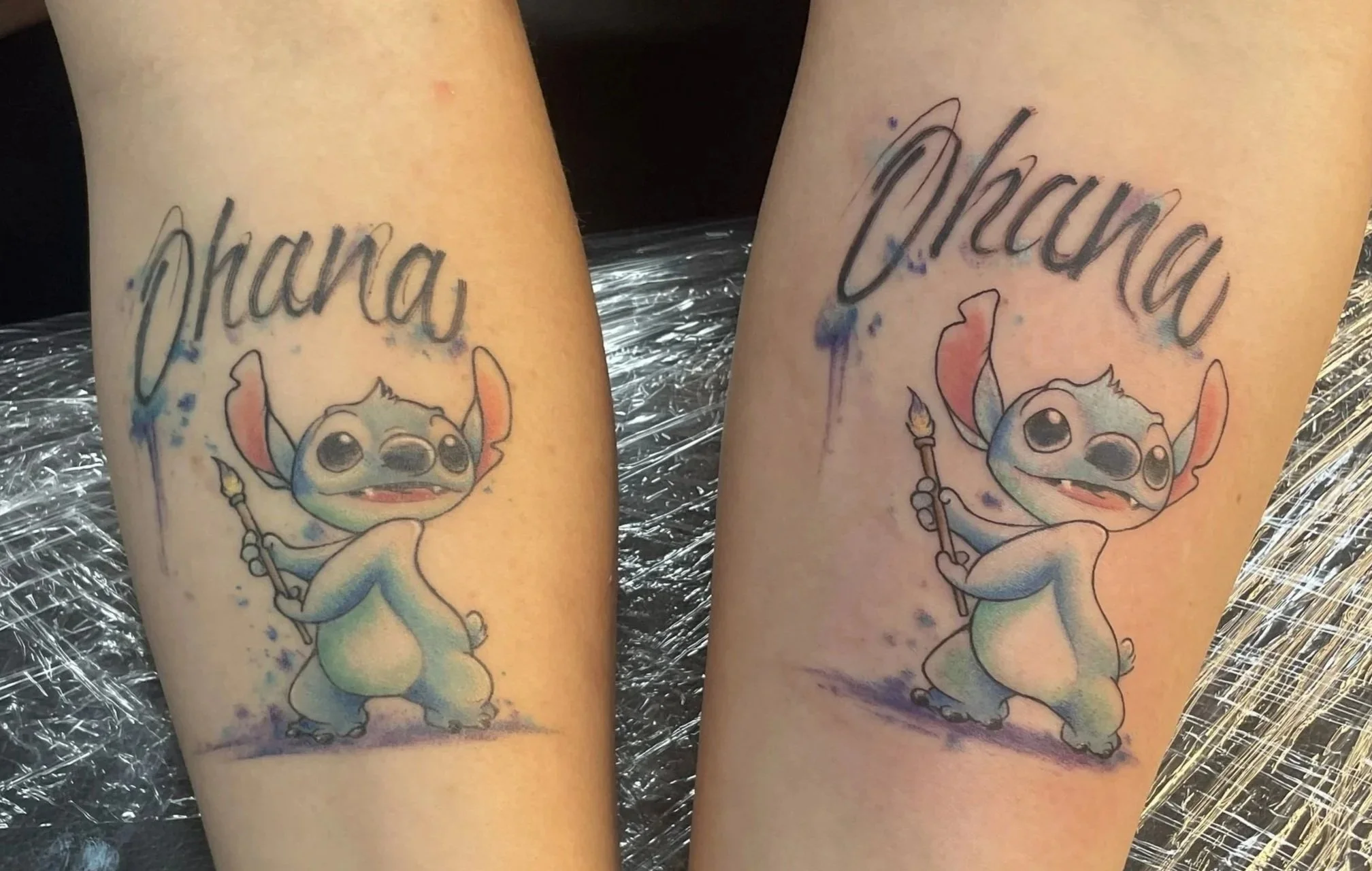 (L) healed (R) fresh