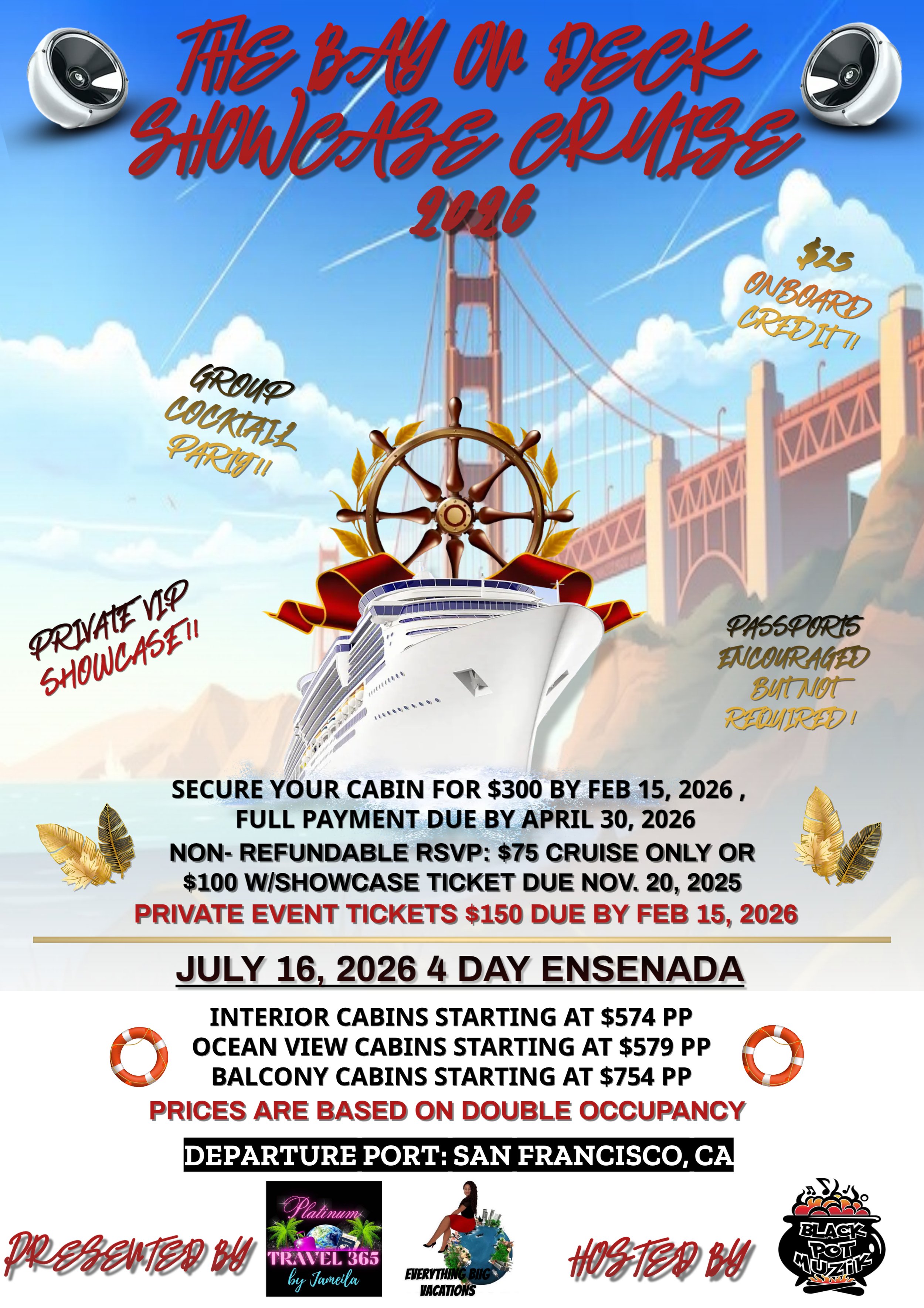 The Bay On Deck Showcase Cruise 2026