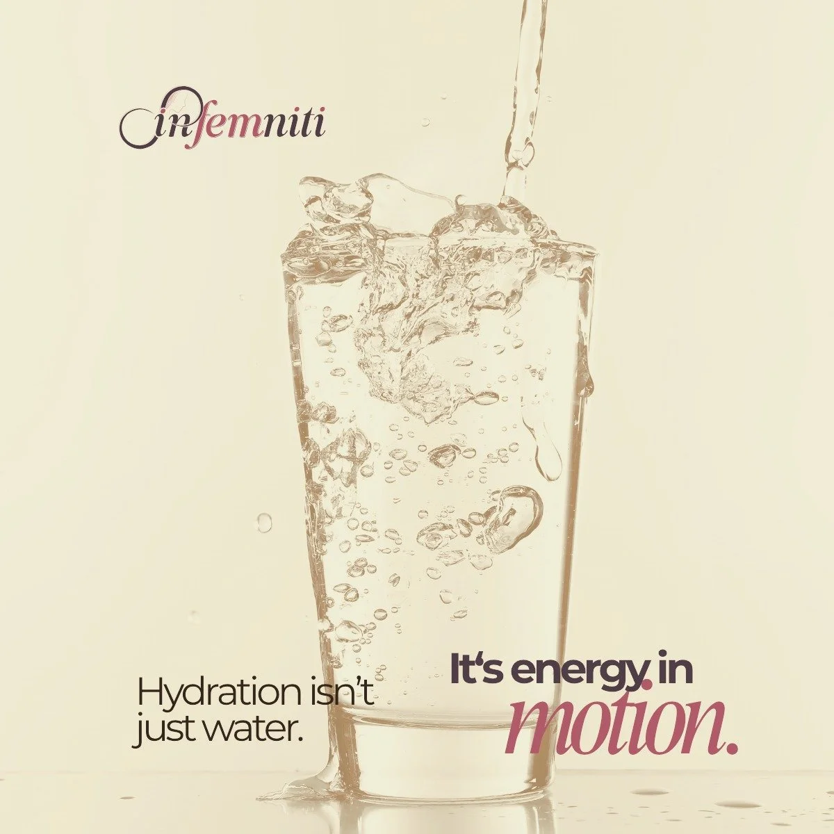 Before your first coffee.
Before your first meeting.
Before your first workout.

Start with water. 💧

Hydration is the first step in performance, it regulates body temperature, supports muscle function, and keeps your mind sharp.
Even a 2% drop in h