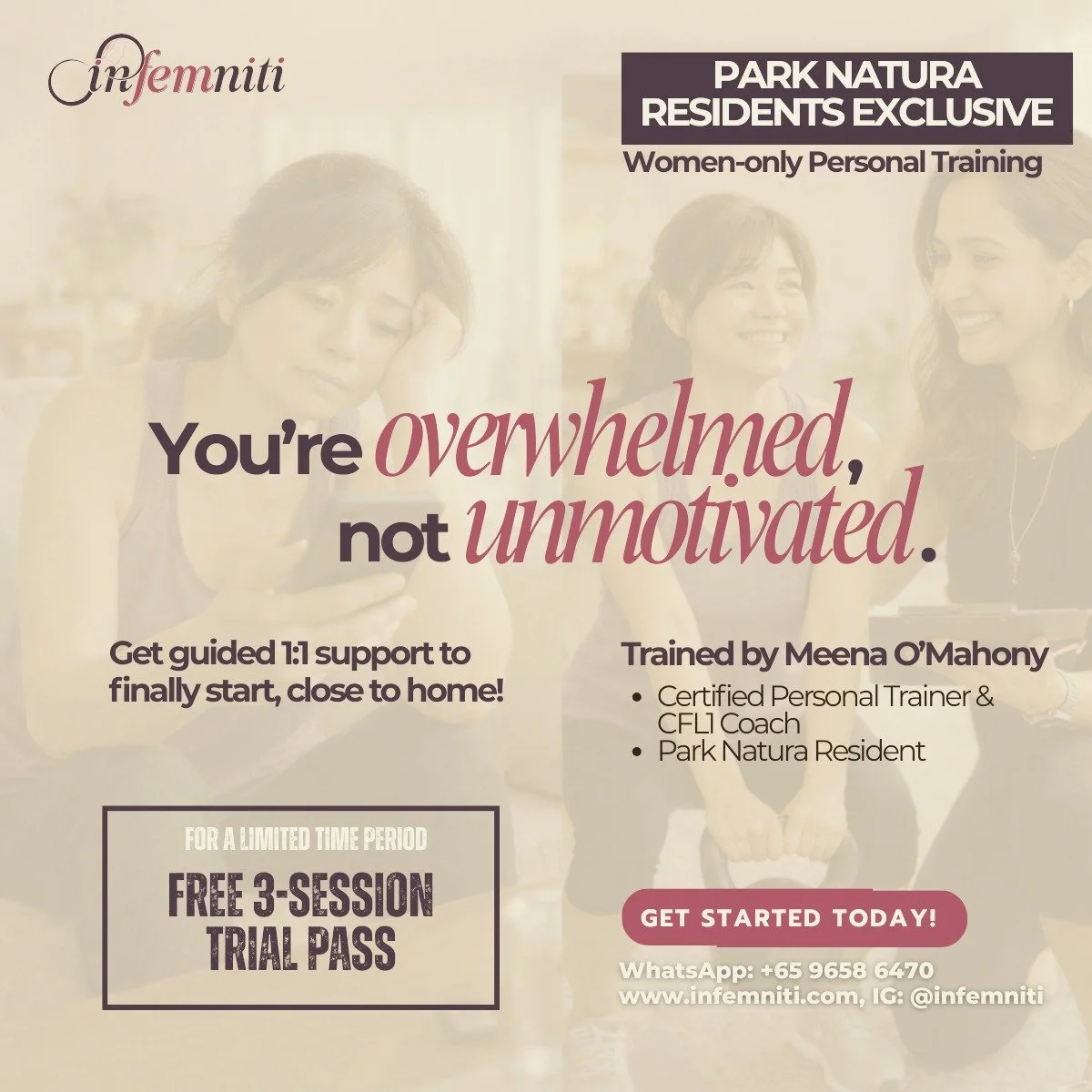 You&rsquo;re overwhelmed, not unmotivated.

Every new year, many of us set the same resolution
to get fitter
to feel better
to finally put ourselves first

And then life takes over.

The problem isn&rsquo;t a lack of motivation.
It&rsquo;s trying to 