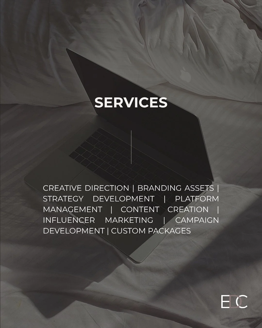 A handful of services I offer 🖤✨ when people ask me what I do, the real answer is that my work is different for every client. My work revolves around you &mdash; how I can help you shape your brand and reach your goals.

As a freelance brand strateg