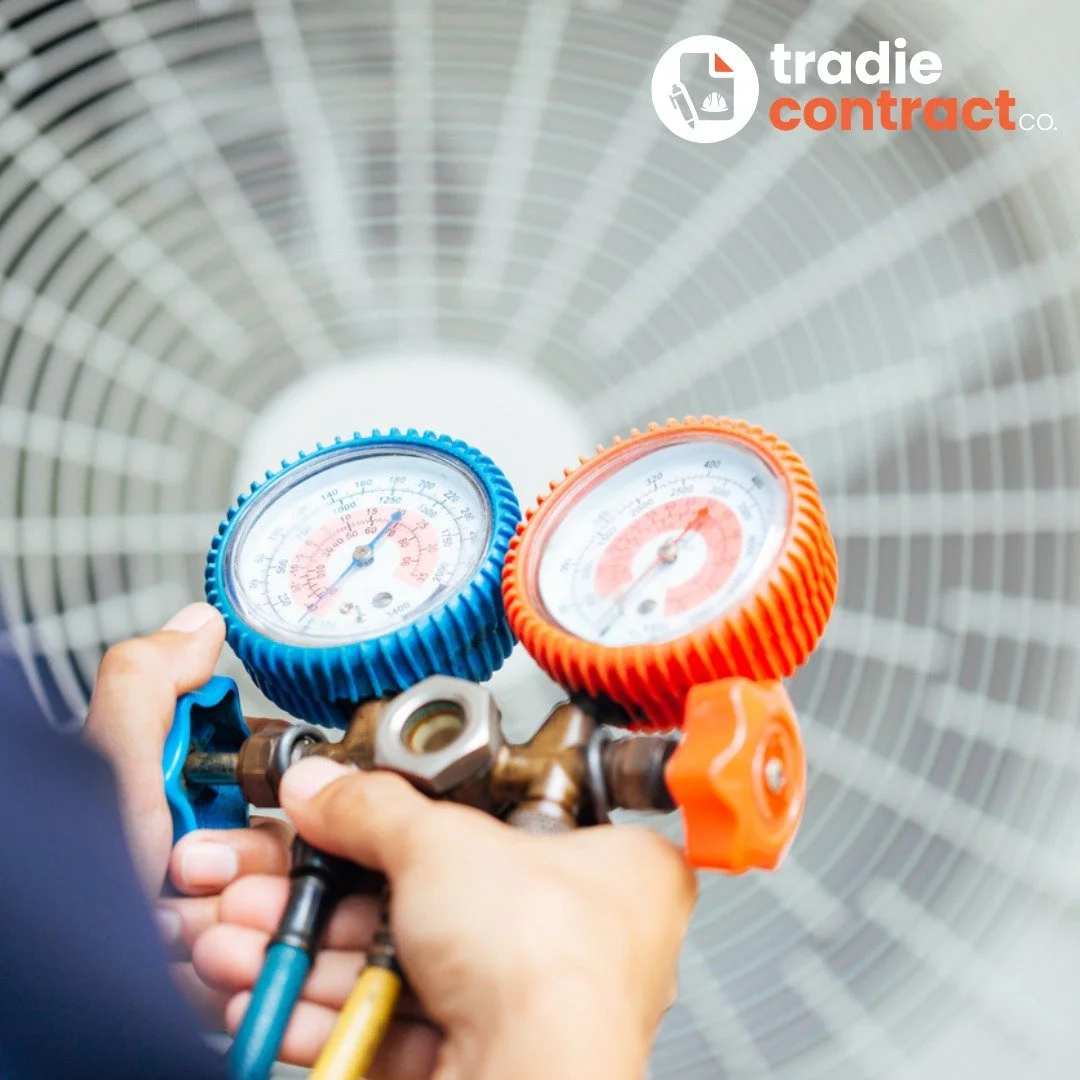 Fridgies and AC techs &mdash; this one's for you. ❄️

You're dealing with expensive equipment, complex installs and customers who don't always understand what the job actually involves.

That's exactly why solid contracts matter.

Tradie Contract Co 