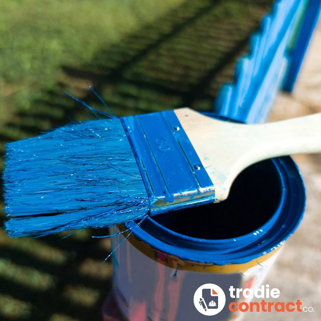 Painters &mdash; this one's coming soon! 🎨

You show up, do a great job and leave the place looking incredible.

But if your clients aren't locked into clear terms &mdash; scope creep, colour change requests and "can you just do that ceiling to