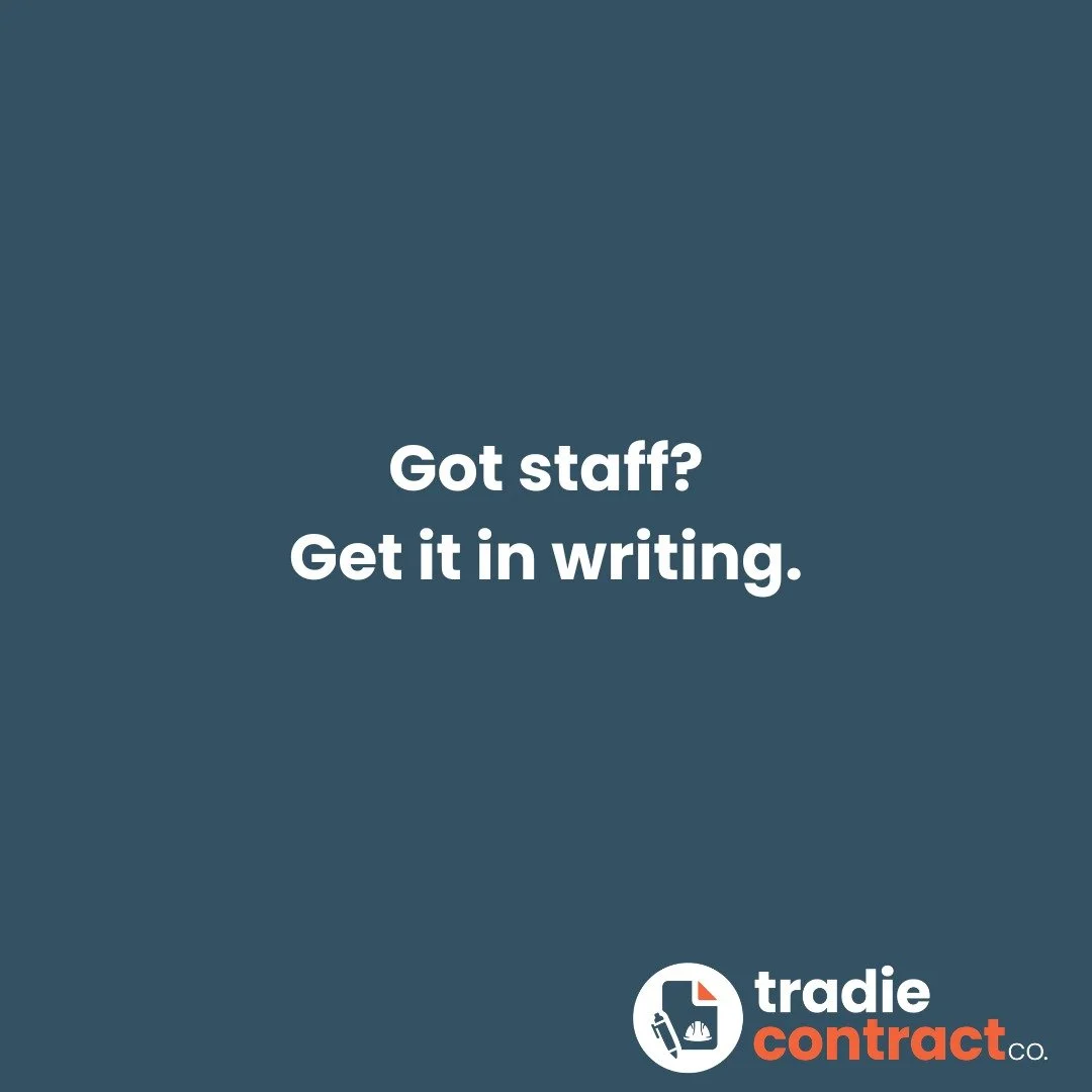 Got staff? Get it in writing. 📋

A verbal agreement won't protect you when things go wrong.

Whether you're taking on your first employee or your fifth &mdash; a proper Employment Agreement is non-negotiable.

👉 Link in bio &mdash; our new Employme