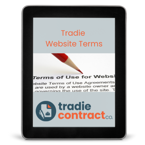 Website Terms of Use for Tradies