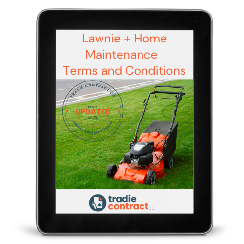 Lawnie + Home Maintenance Terms and Conditions Template