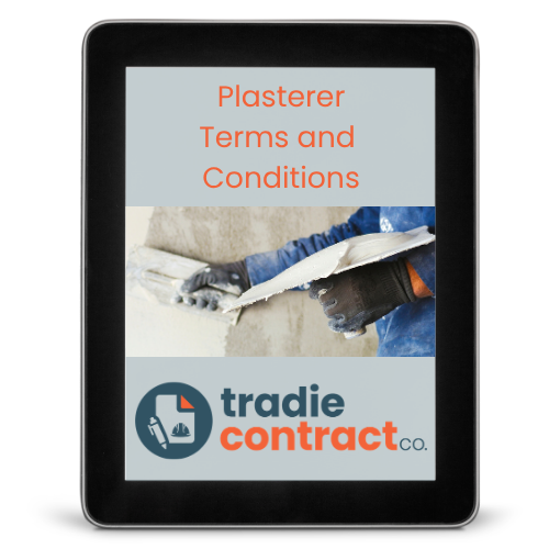 Plasterer Terms and Conditions Template Australia