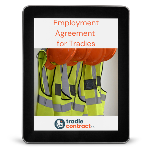 Employment Agreement for Tradies