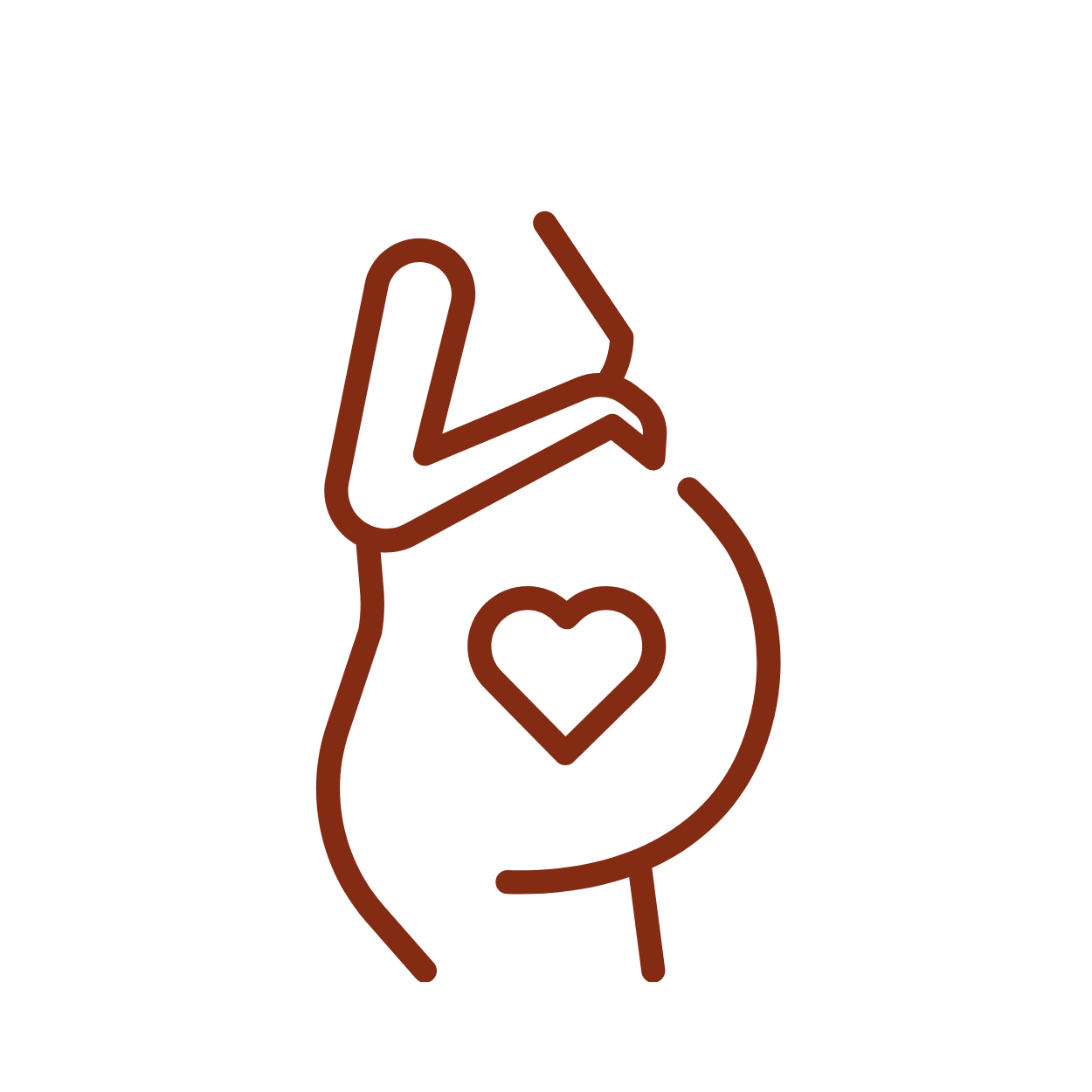 Pregnancy and postpartum support icon