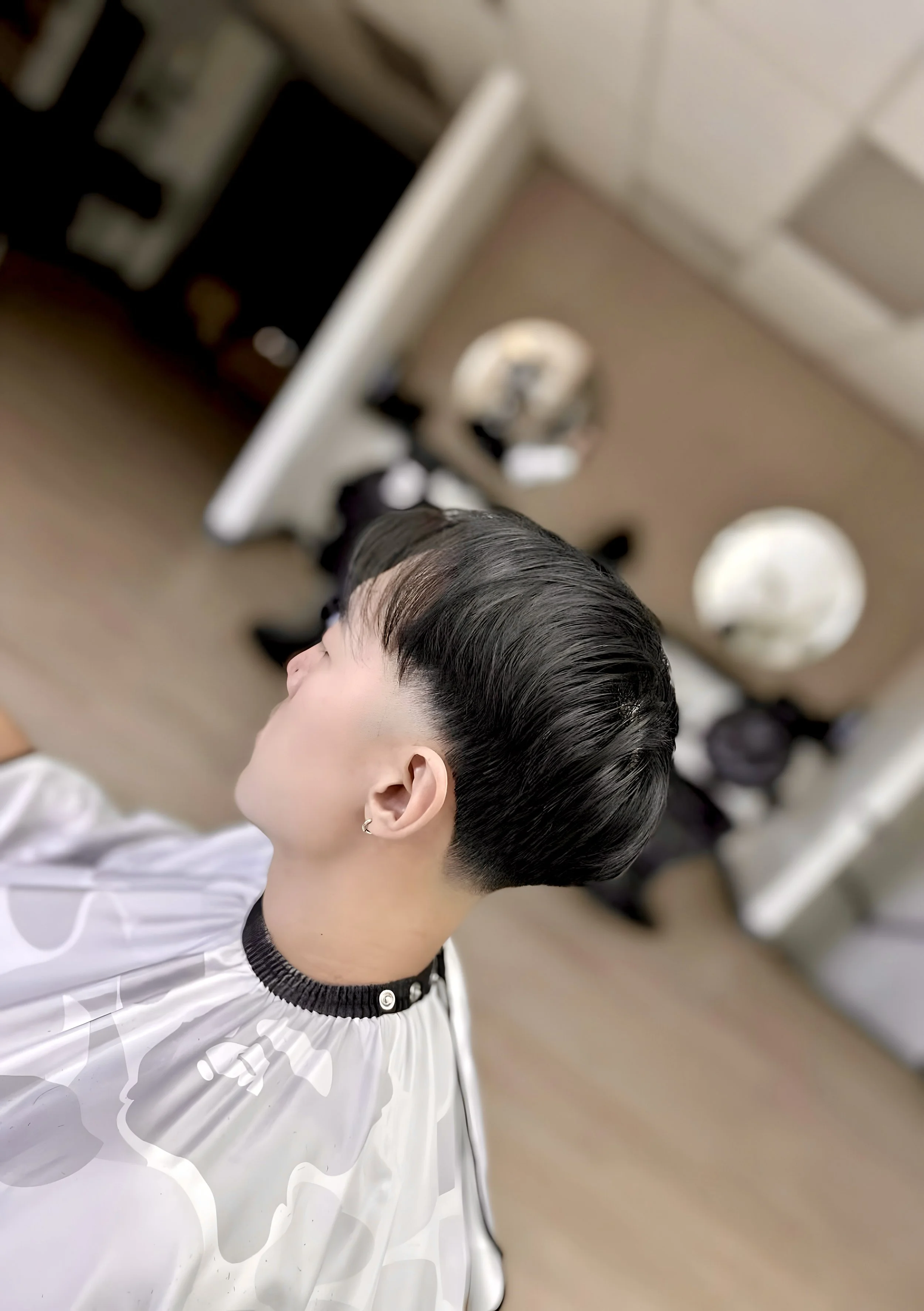 Men's haircut at Grayscalebarbers SJ