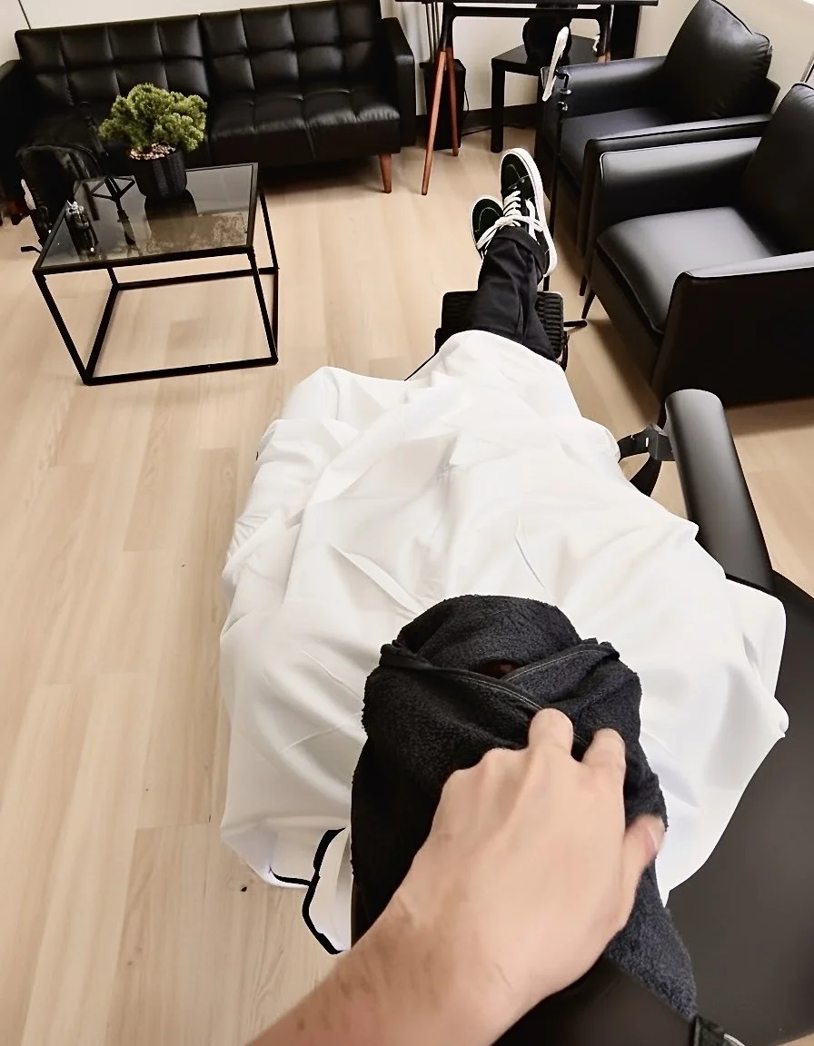 Tradition hot towel shave provided at Grayscalebarbers SJ|