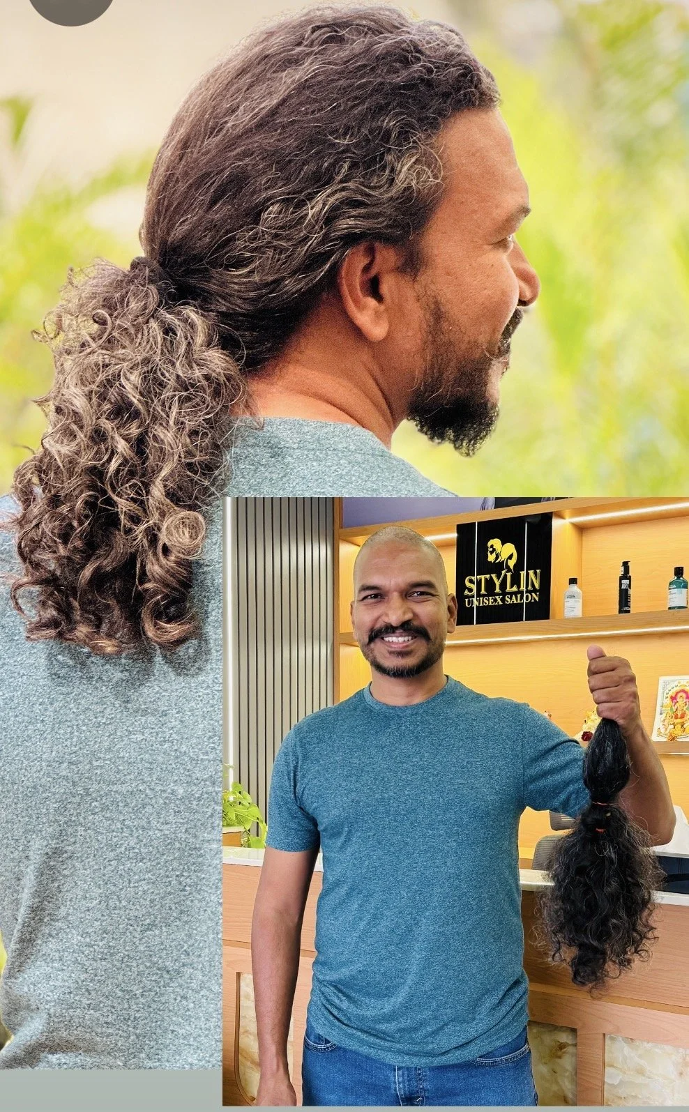 Hair Donation to Cancer Patient Wig Making