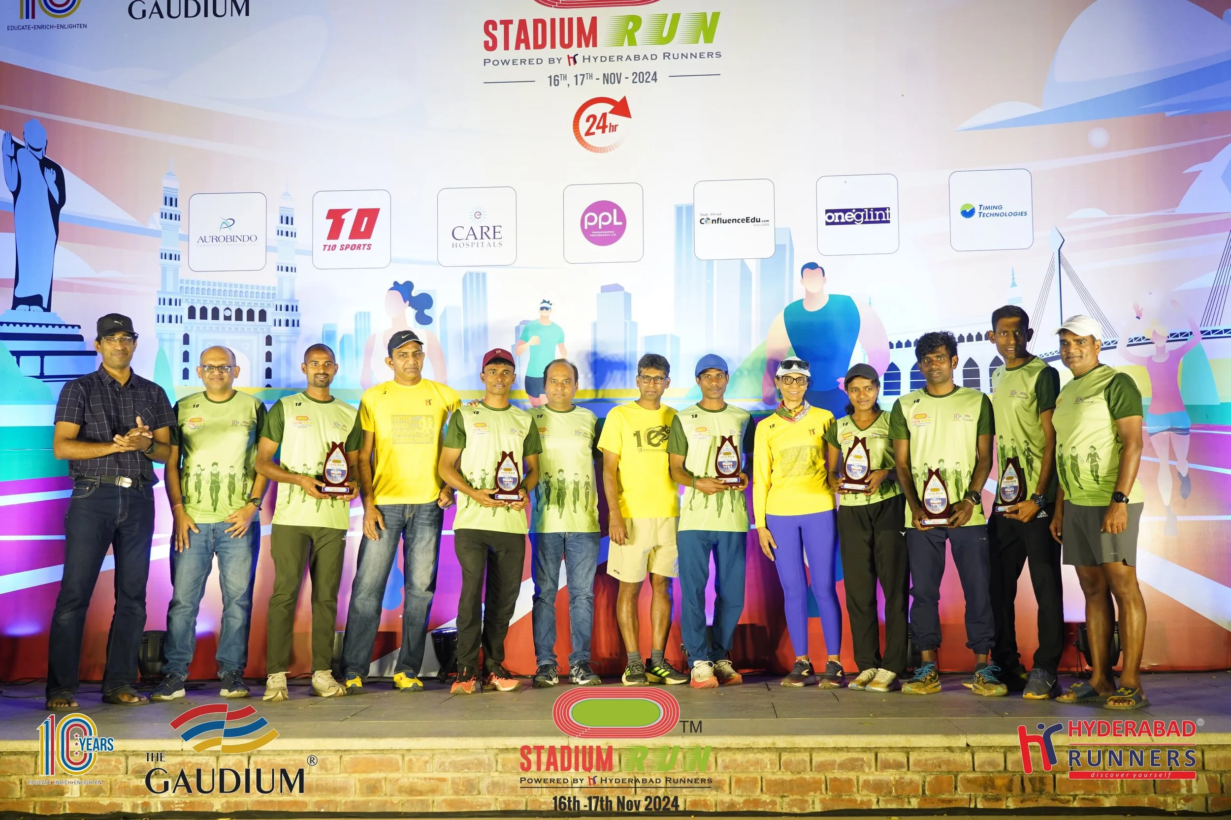 Hyderabad Stadium Run 2024 Winners | Team Coonoor