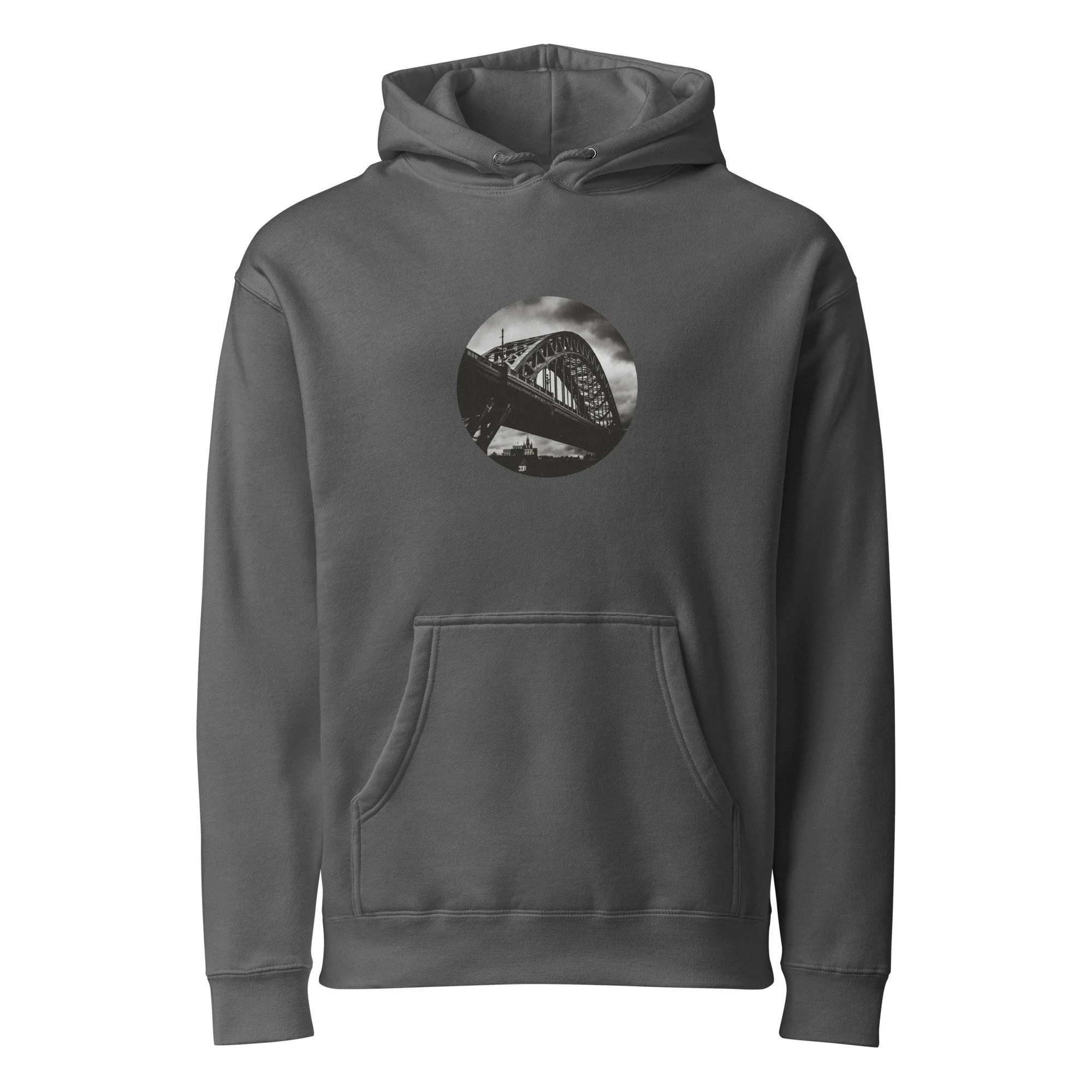 Unisex Heavyweight Hooded Sweatshirt | TYNE BRIDGE - NEWCASTLE UPON TYNE