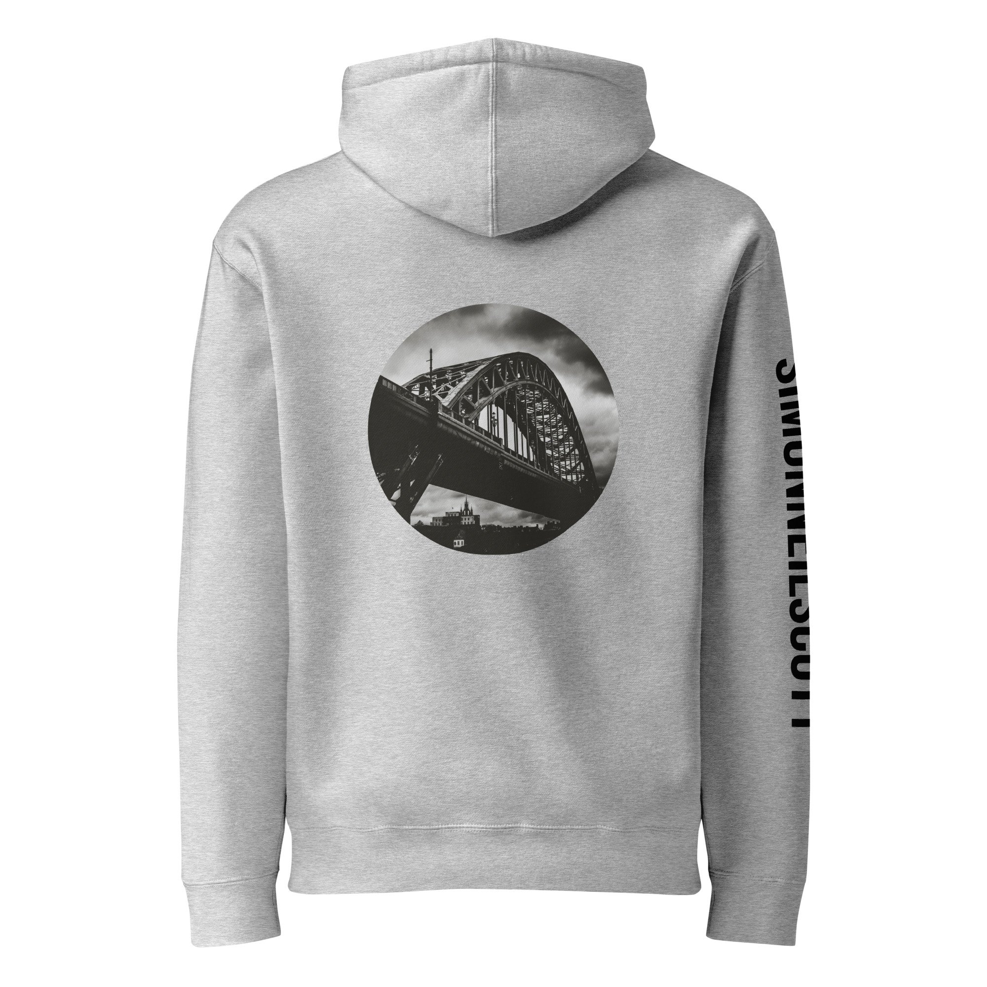 Unisex Heavyweight Hooded Sweatshirt | TYNE BRIDGE - NEWCASTLE UPON TYNE - SIGNATURE EDITION