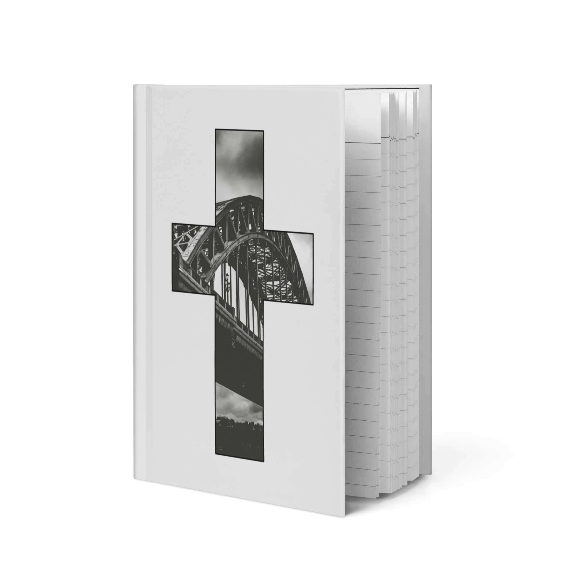 Hardcover journal matte - CROSS DESIGN - REVELATION 3:20