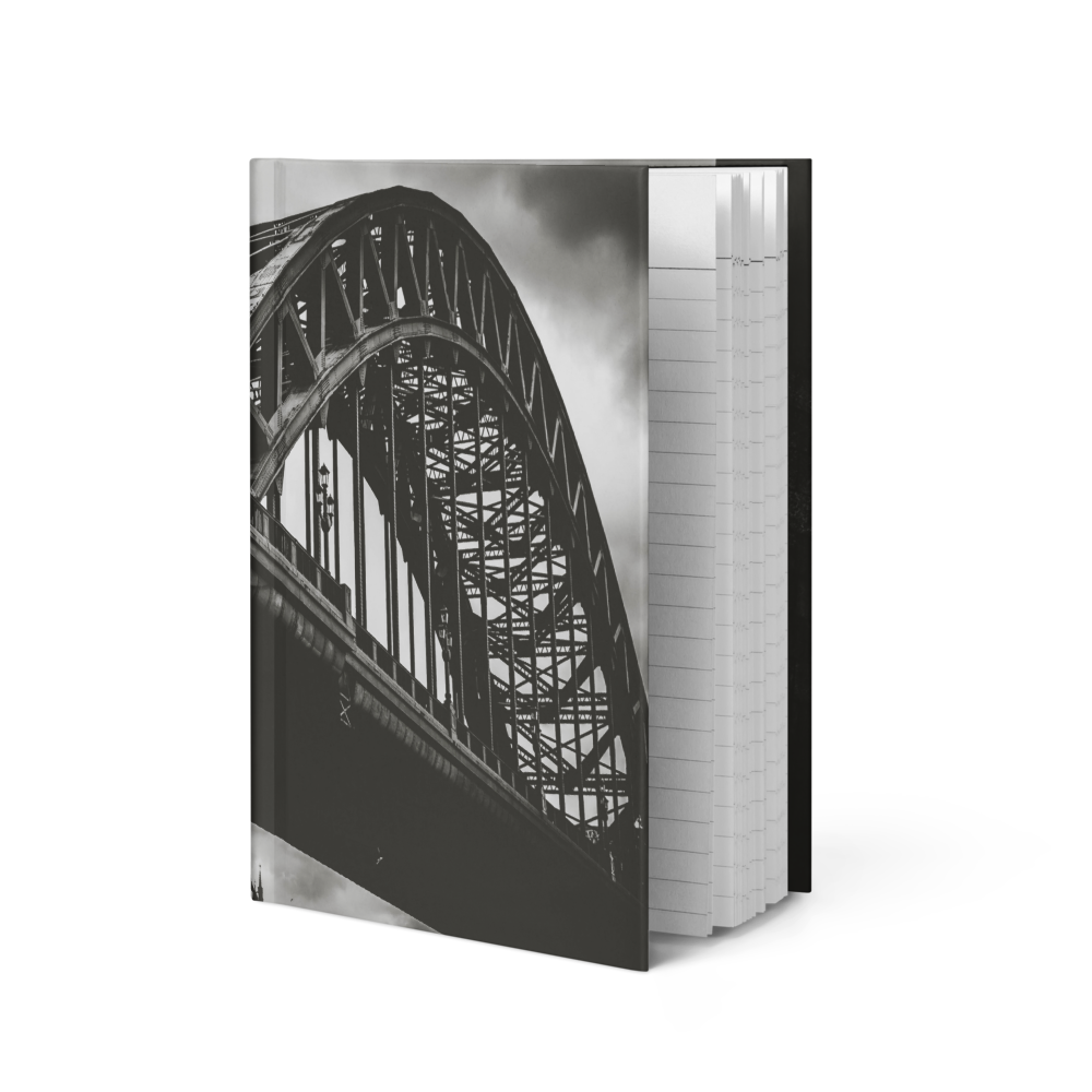 Hardcover journal matte - The Tyne Bridge in Newcastle Upon Tyne