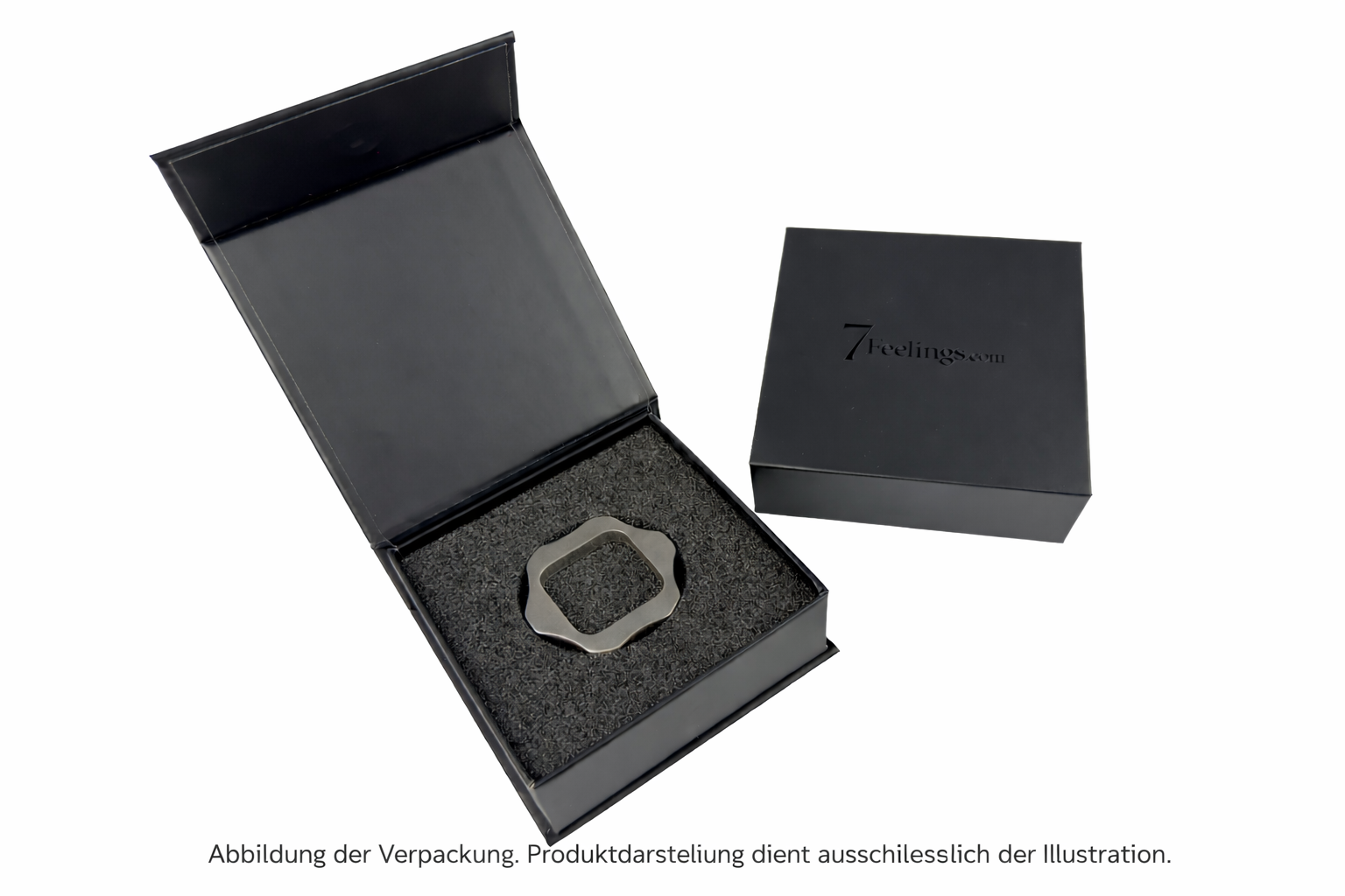 Abbildung der 7FEELINGS Premium-Verpackung. Produktdarstellung dient ausschliesslich der Illustration.