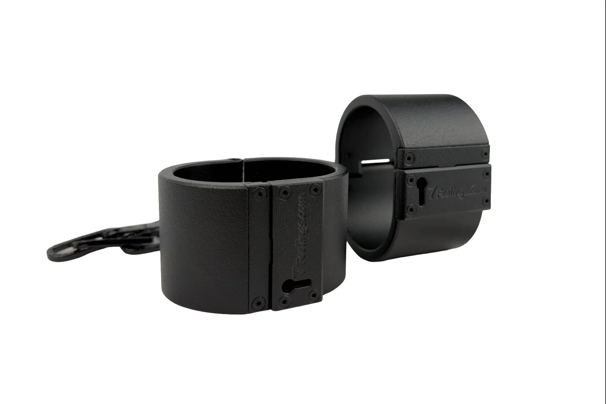 7FEELINGS THE BOND Handschellen Small – geschlossen, schwarzes mattes Design