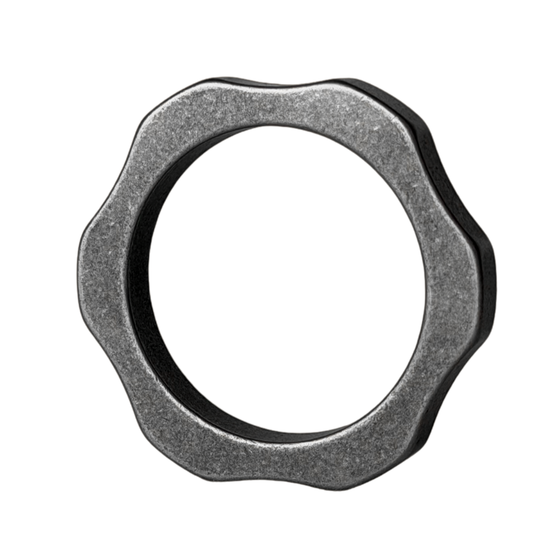 ORBIT – skulpturales Designobjekt aus gebürstetem Edelstahl in reiner Kreisform von 7FEELINGS.