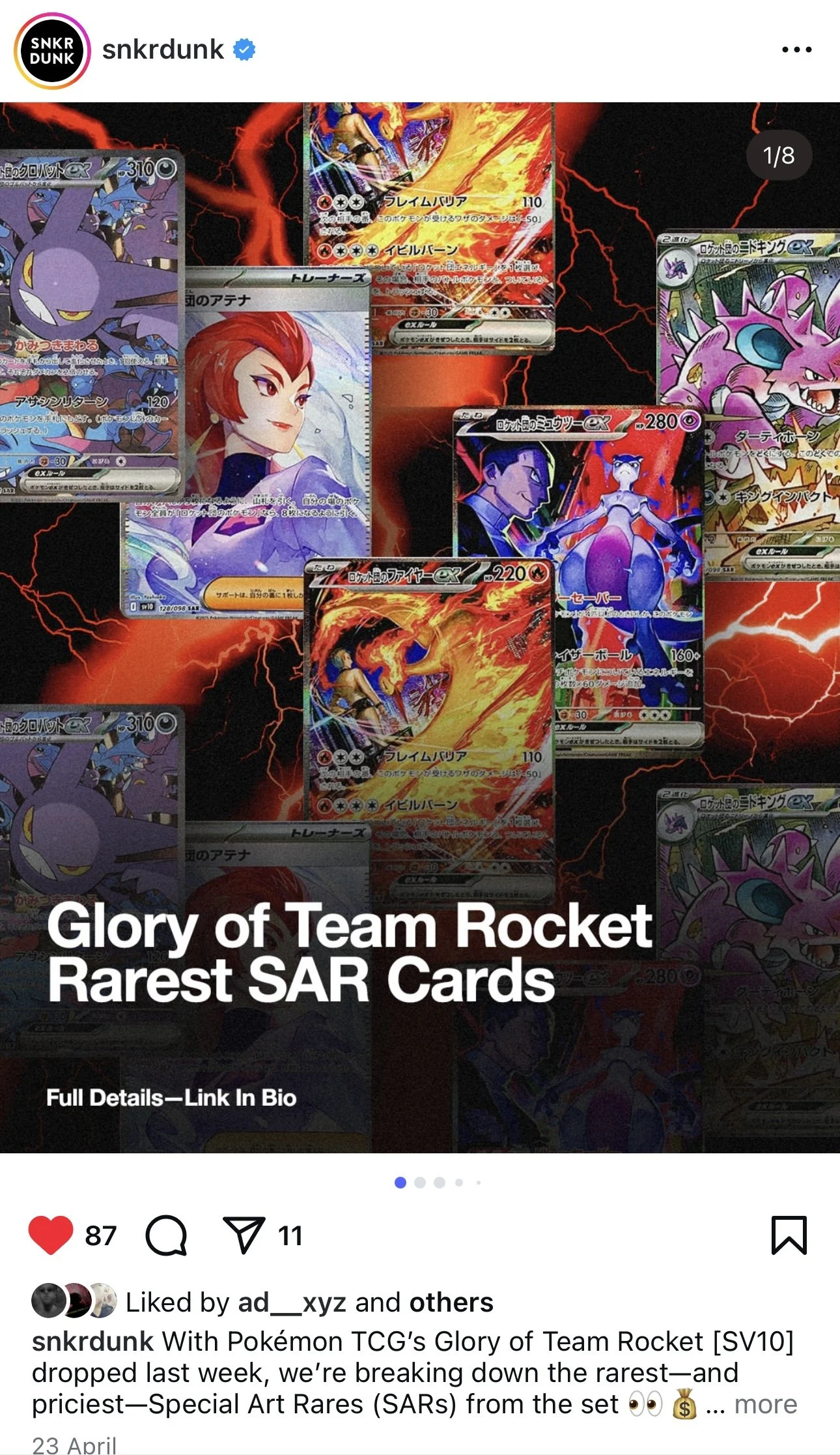 A collage of Pokémon trading cards, including rare and special art rares, with a fiery, lightning, and electric background.