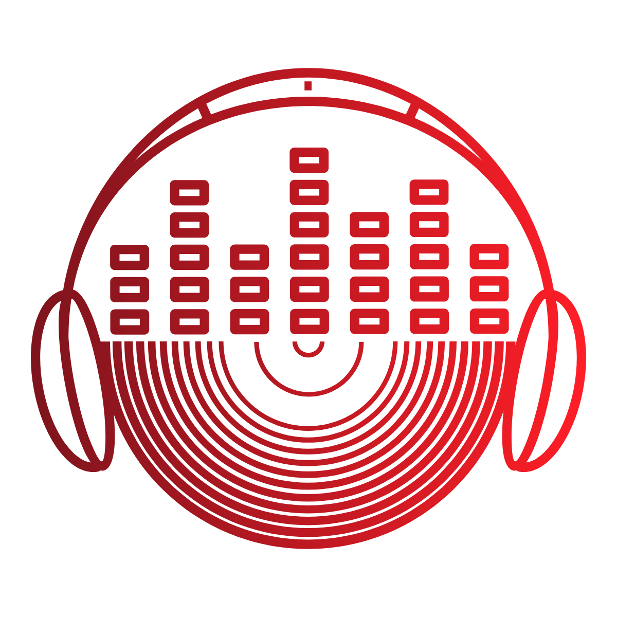 Red 3D logo of Yamaha, a company specializing in motorcycles and musical instruments.