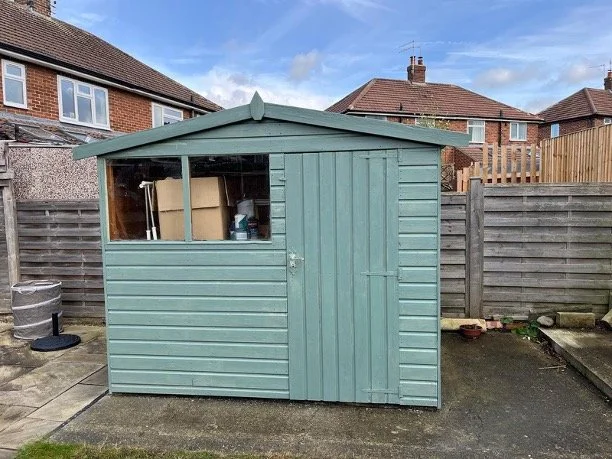 SHED AFTER REPAINTING
