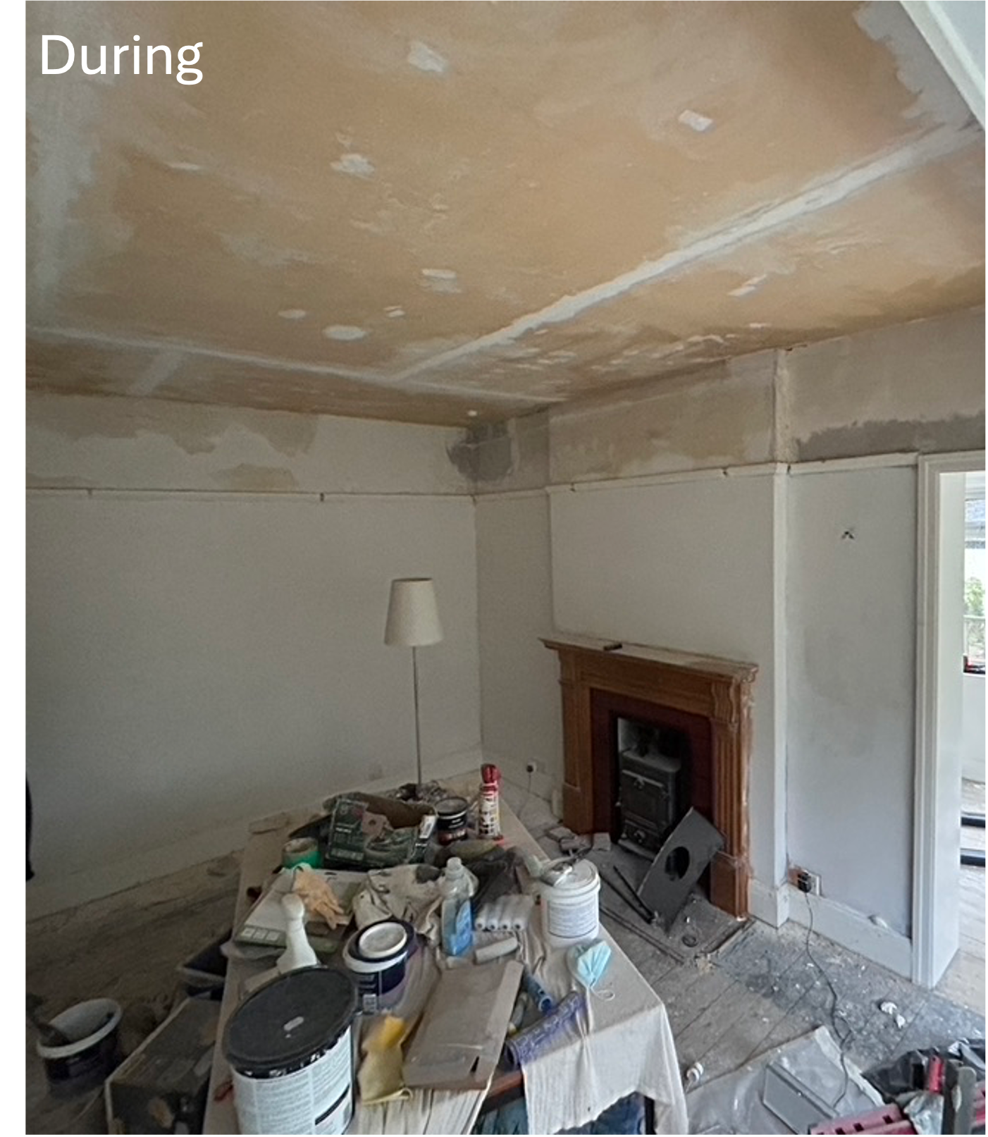 LOUNGE DURING REFURB