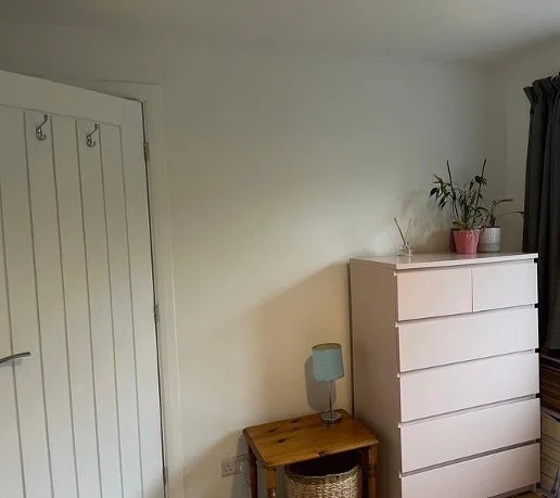 HOLES FIXED AND WALL REPAINTED