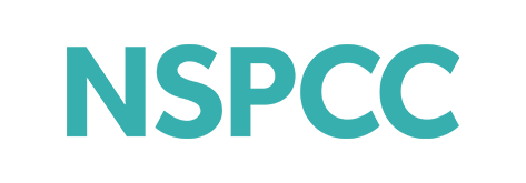 NSPCC logo in teal and black