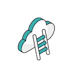 Isometric icon for Google Analytics 4