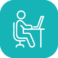 Desk research icon