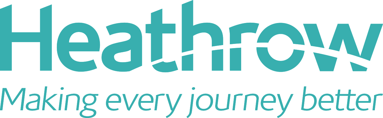 Heathrow logo with tagline 'Making every journey better'