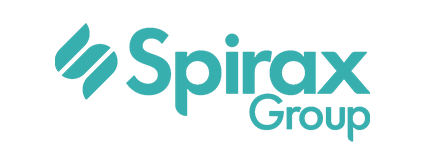 Logo of Spirax Group with stylized 'S' icon and company name