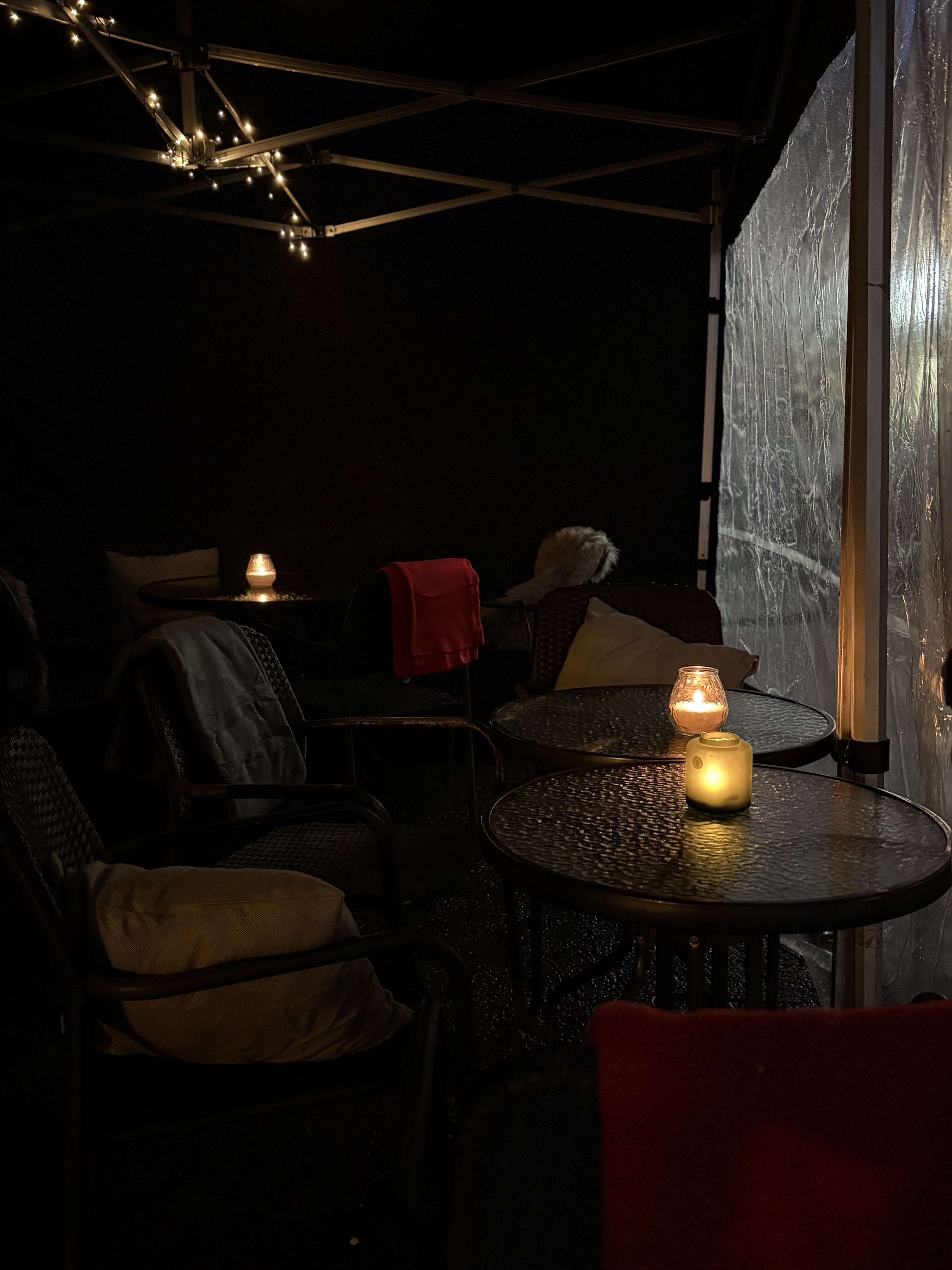 Tunnelmallinen teltta, Nokialla Jam Cafe & Bar