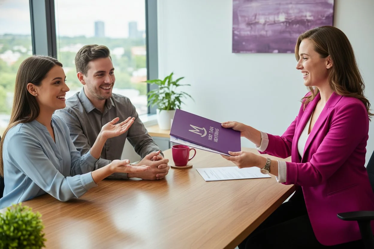 From above hands of unrecognizable woman rubbing aromatic spices into piece of raw meat over parchment paper