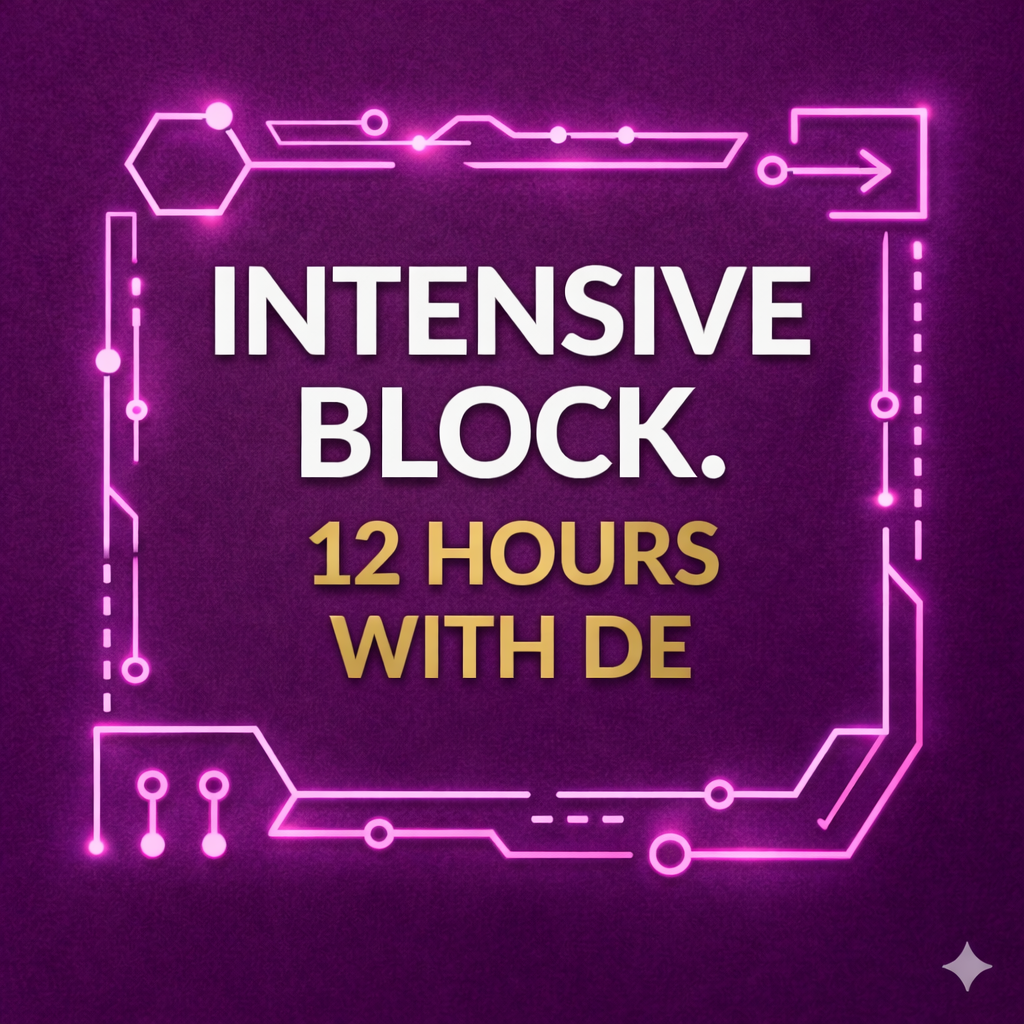 Intensive Block – 12 Hours With De