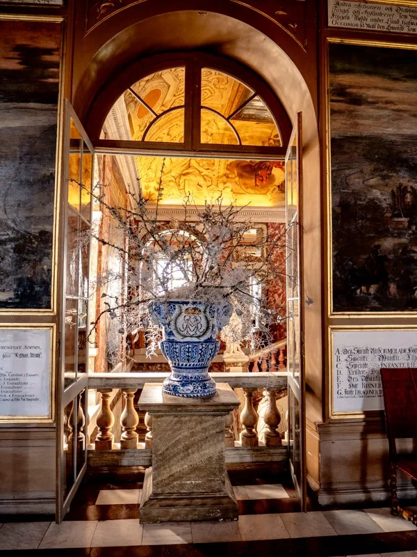 Beautifull royal appartments in the royal residence Drottningholm near Stockholm