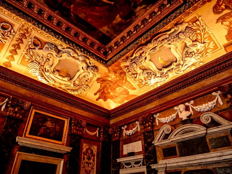 Royal appartments, the royal residence Drottningholm near Stockholm