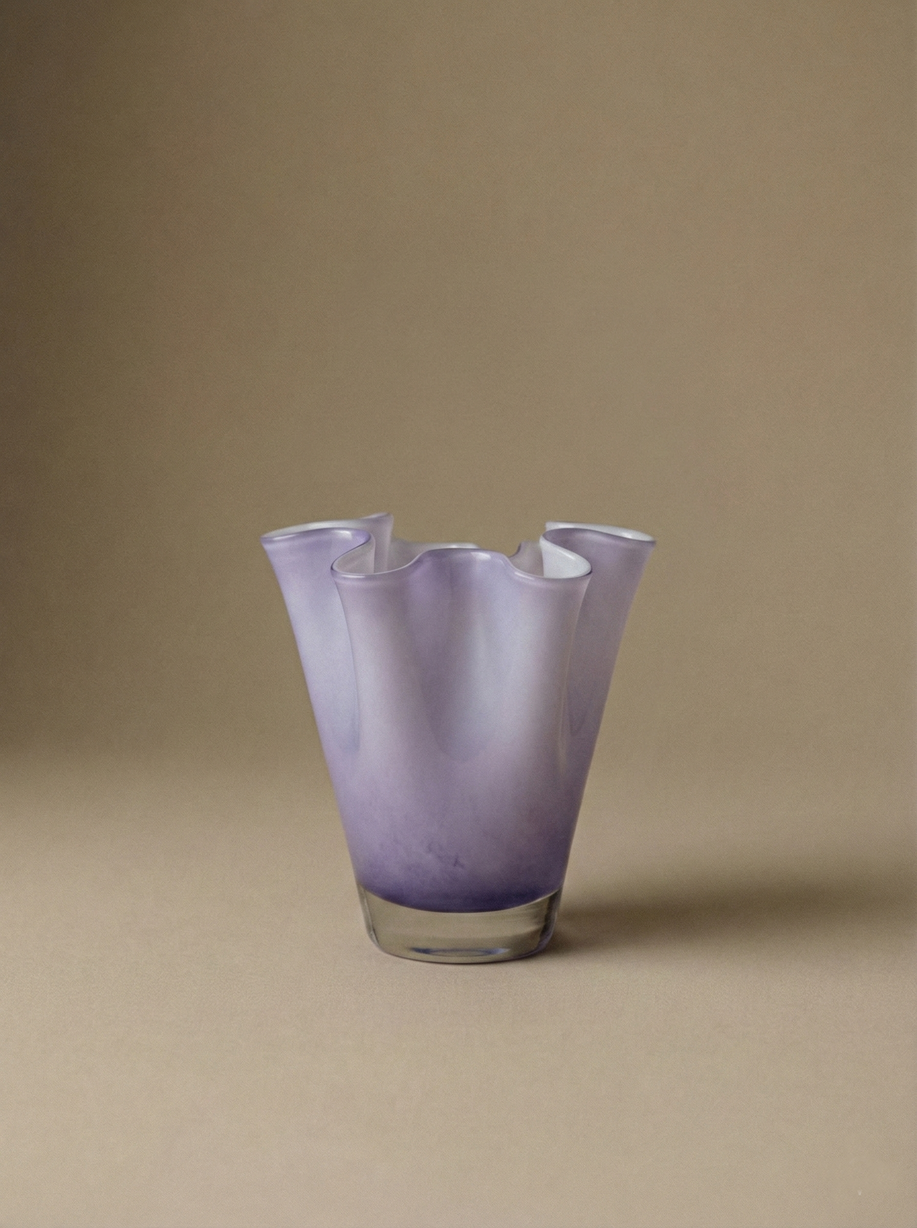 Purple Handkerchief Vase