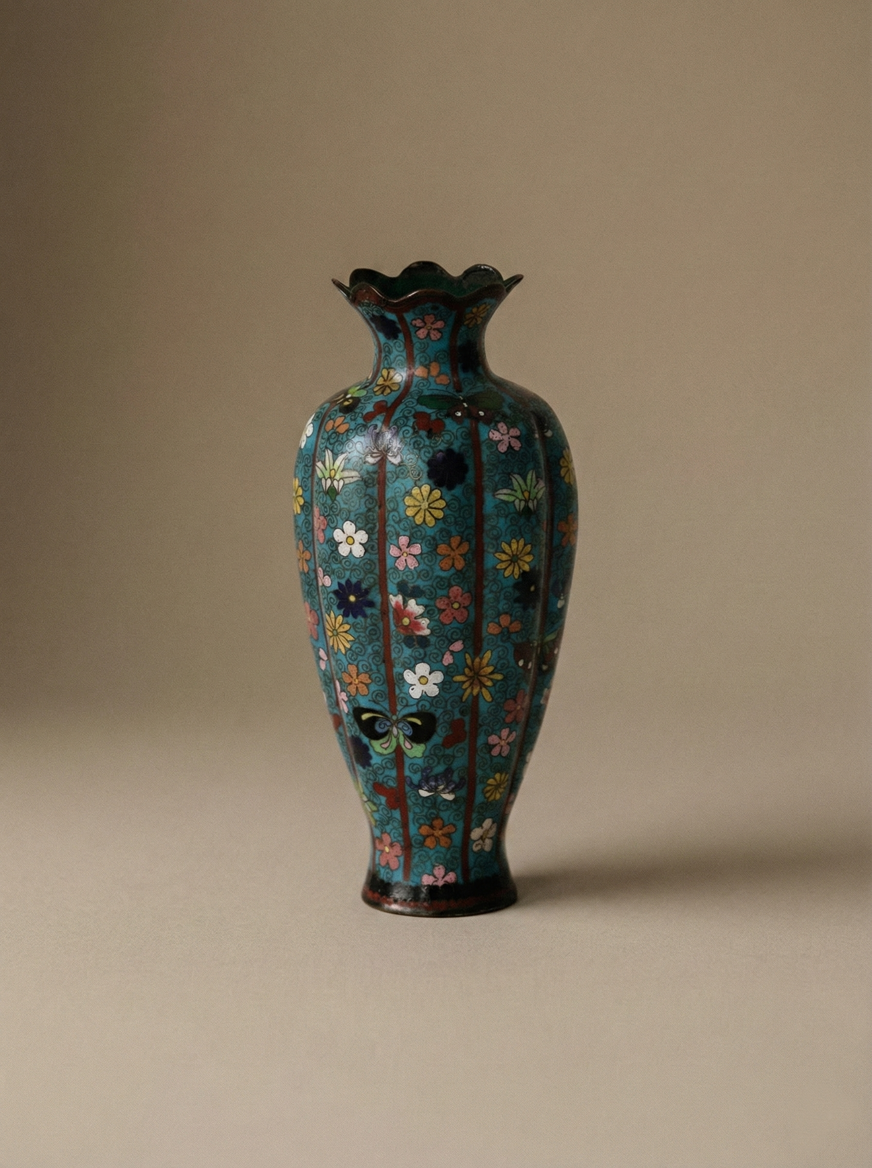 Japanese Handpainted Vase