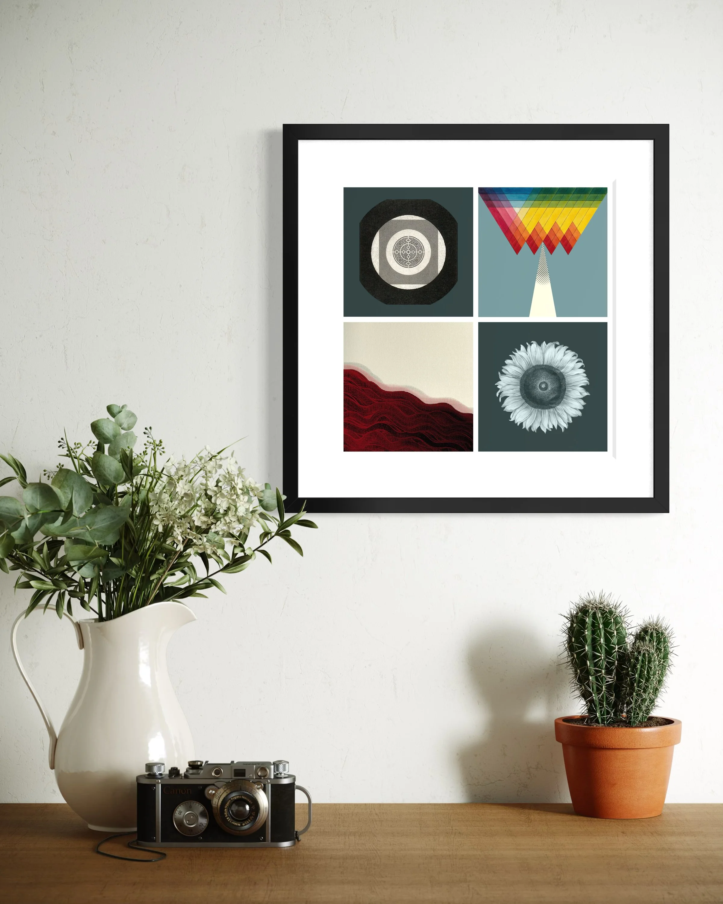 Natural Pop_12x12_Framed_Black.jpg