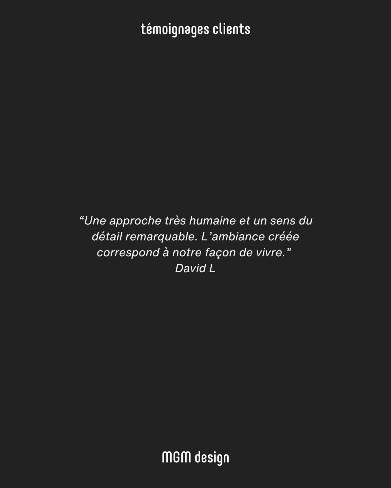 Derri&egrave;re chaque projet, il y a une histoire&hellip; et surtout des clients satisfaits 🤍
Des retours qui donnent encore plus de sens &agrave; chaque r&eacute;alisation 🙏🏼
Et vous, pr&ecirc;t(e) &agrave; transformer votre int&eacute;rieur ?
