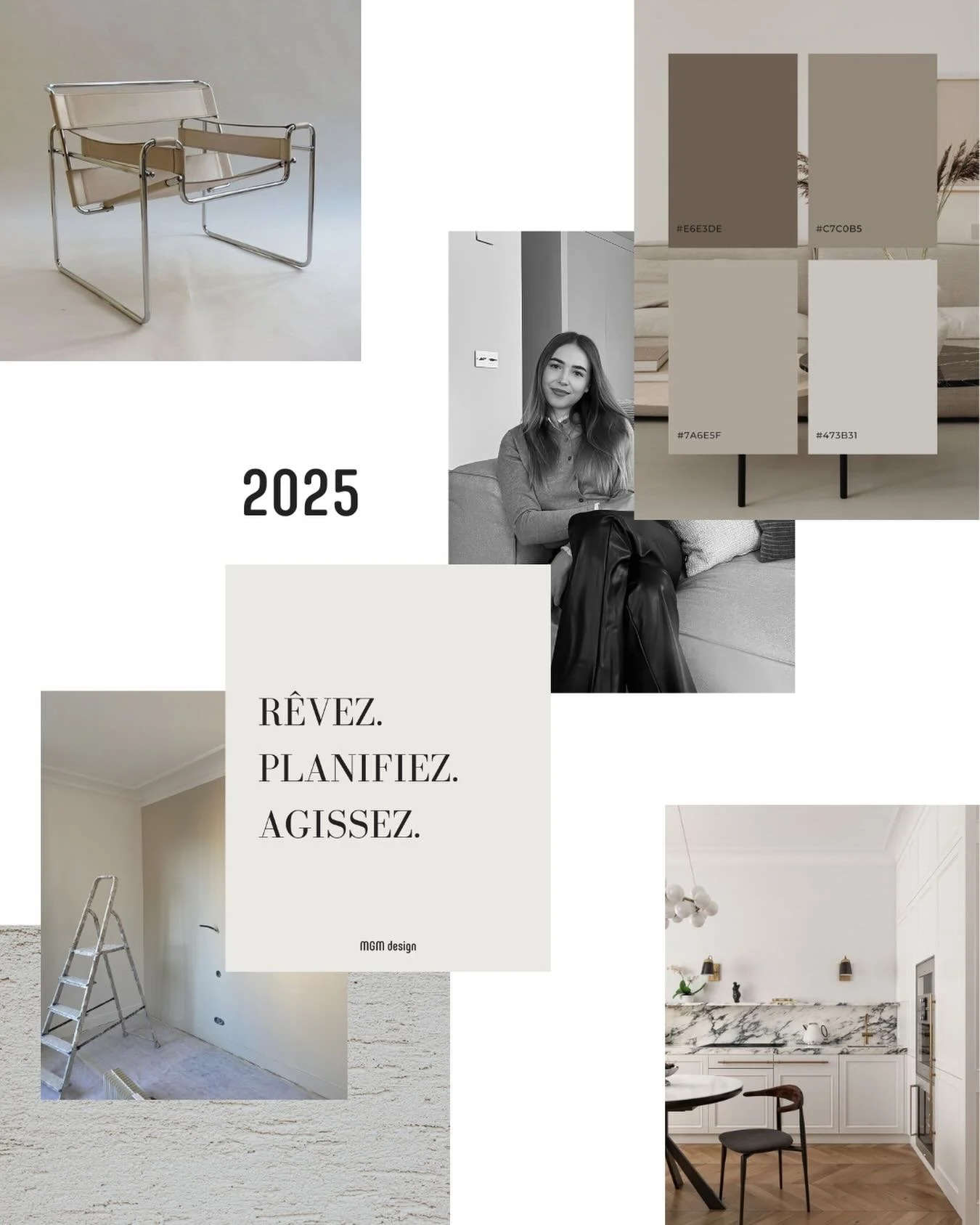 Moodboard 2025 : mati&egrave;res, couleurs et projets qui ont fa&ccedil;onn&eacute; notre ann&eacute;e.
Merci &agrave; nos clients et partenaires pour leur confiance.
En route vers 2026 et de nouveaux projets &agrave; imaginer ✨