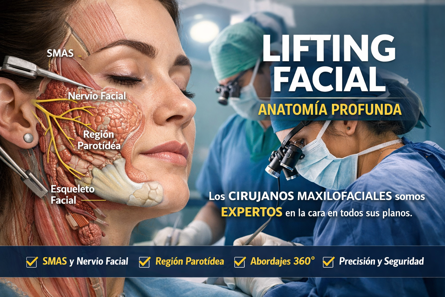¿Quién debería hacer un lifting facial? Una reflexión desde la anatomía