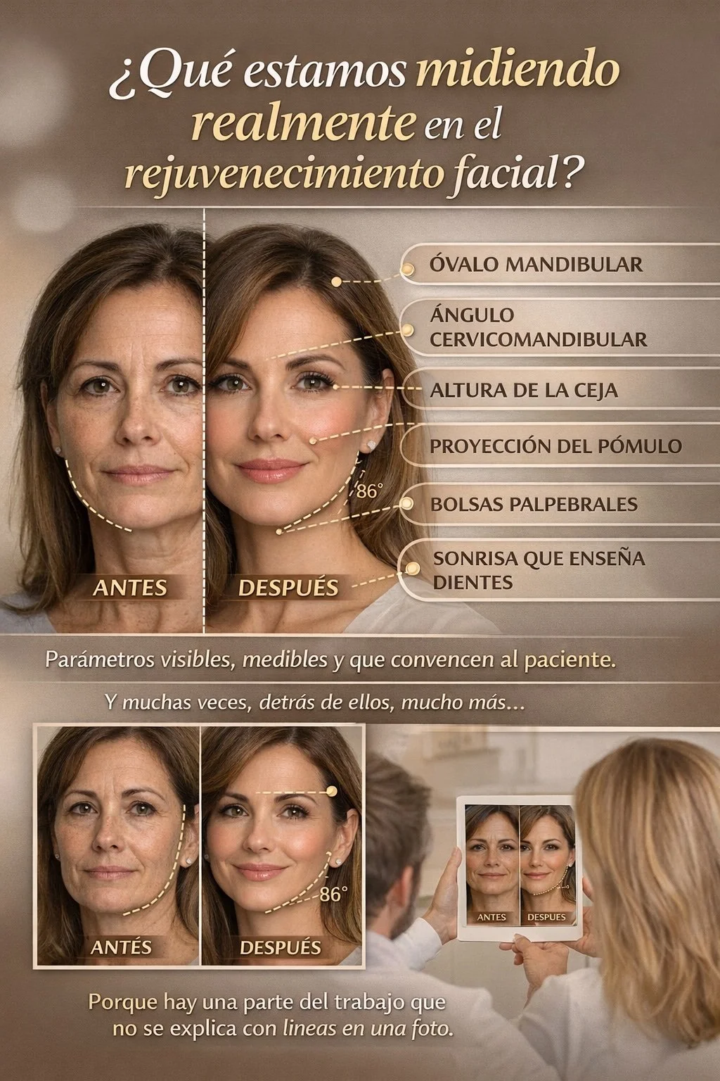 ¿Qué estamos midiendo realmente en el rejuvenecimiento facial?