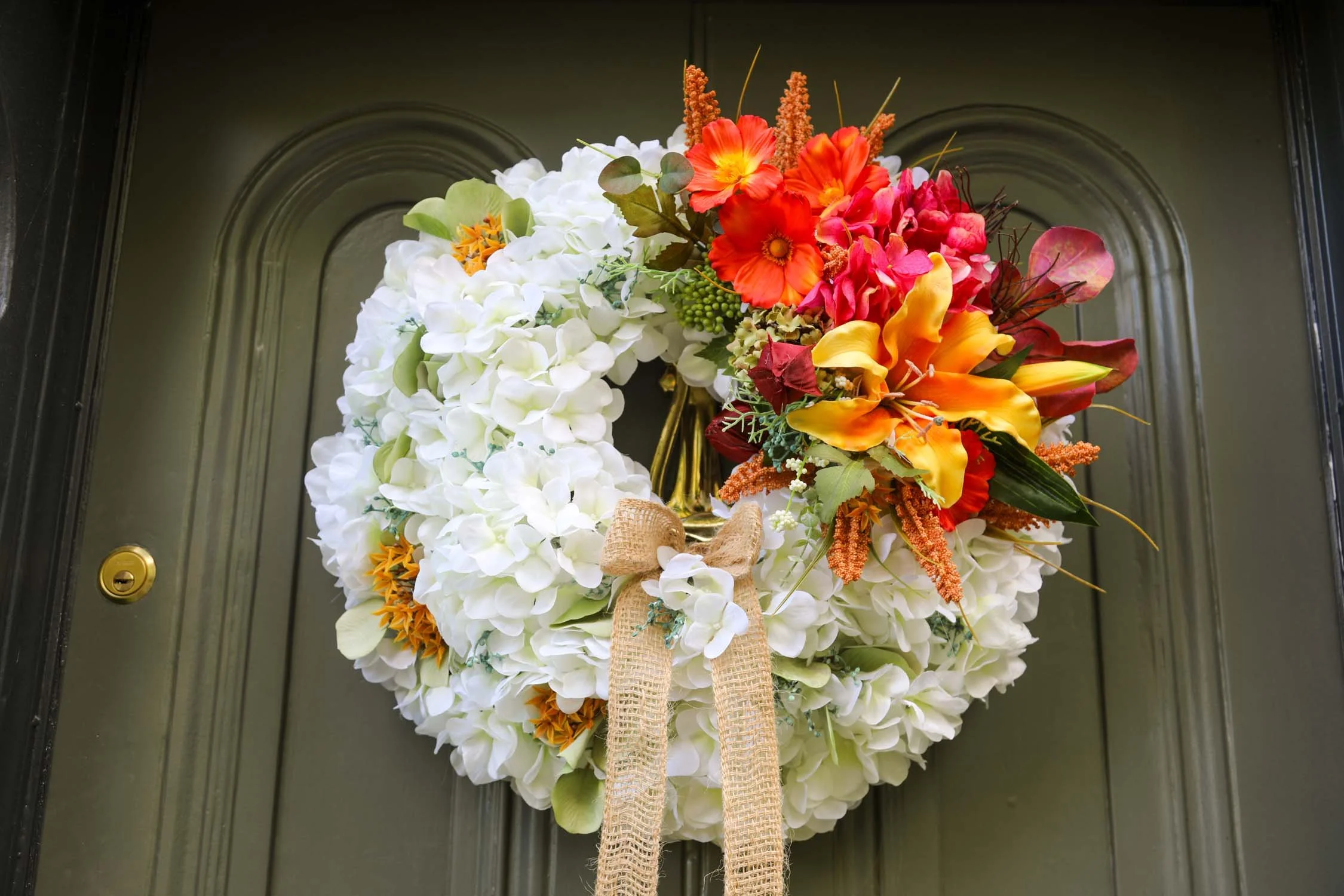 Autumn Bloom Luxury Wreath