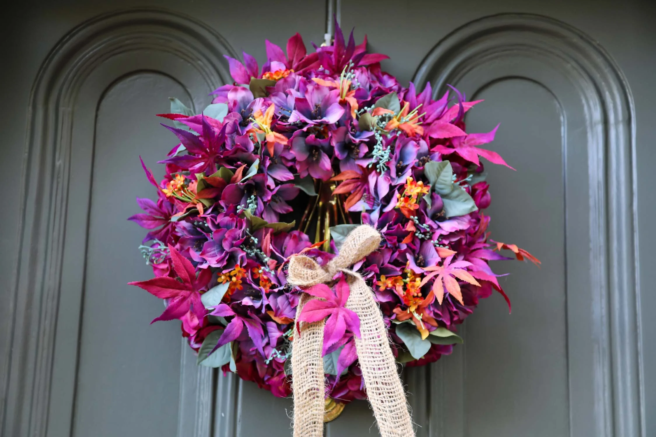 Purple and Burgundy Autumn 50cms Beauty