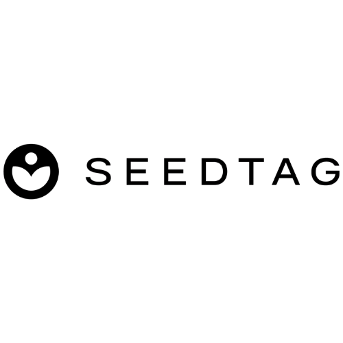 Seedtag logo with the word "SEEDTAG" in all caps next to a small icon of a seed being planted.