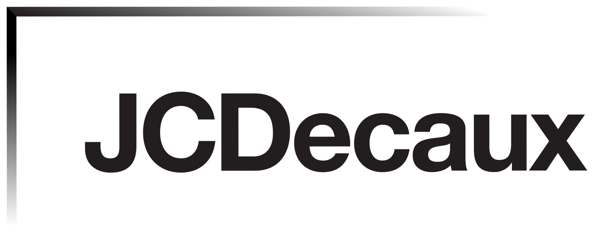 JCDecaux logo featuring large black text
